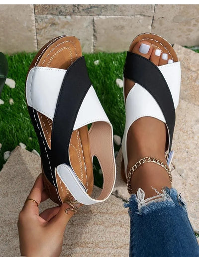 Summer Sandals Shoes Women Party Sandals For Women Outdoor Sandals Ladies Wedge Walking Shoes Beach Female Sandal Women Footwear