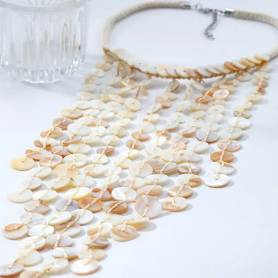 Luxury Exaggerated Multi-layer Pearl Necklace Women Romantic Elegant Baroque Long Chain Jewelry Accessories Bride Wedding Party