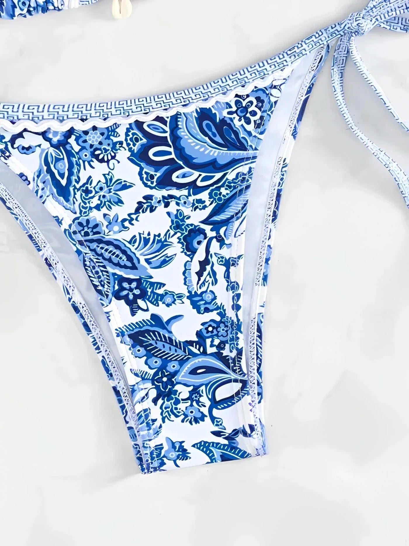 2025 Halter String Triangle Two Piece Bikini Women Swimwear Female Swimsuit Bathers Bathing Swimming Suit Beachwear Summer - Elanique