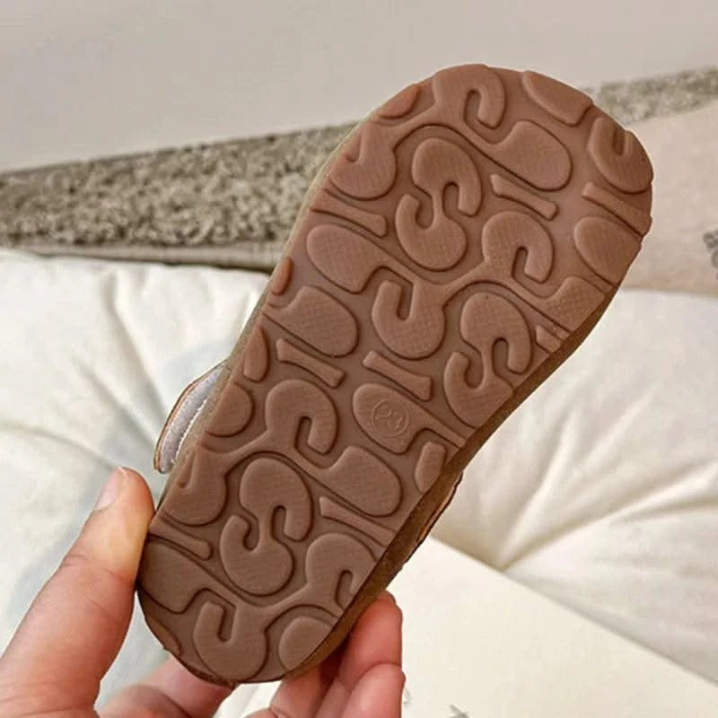 Children Soft Hook Loop Non Slip Flat Shoes |Spring Autumn Kids | Ruffles Toddler Girls Princess Shoes