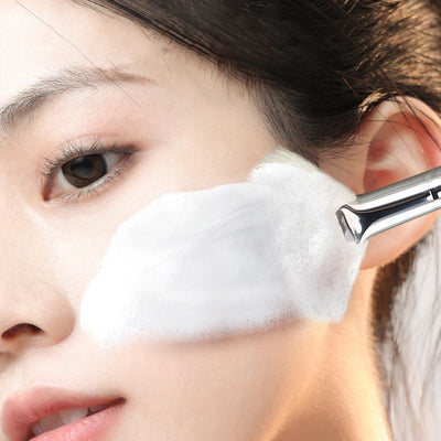 1/2 PCS Facial Cleanser Brush  Soft Bristles Exfoliator  Face Wash Brush Fan Makeup Brushes Portable Skin Care Tool
