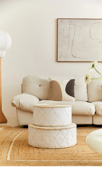 Cushion Not Collapse Home Floor Round Stool Thickened Lumbar Support Seat Cushion Straw Cushion New Arrival Bestseller Gift