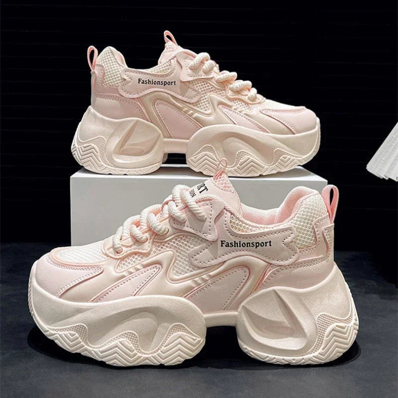 Athletic Sports Shoes for Women Mesh Breathable Casual Sneakers Woman Footwear Designer Luxury Y2k Fashion Deals Walking Stylish
