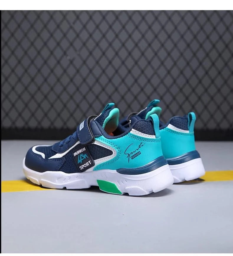 Children Casual Sports Shoes for Boys Breathable Summer Kids Hook&Loop Students Girls School Running Kids' Outdoor Sneakers