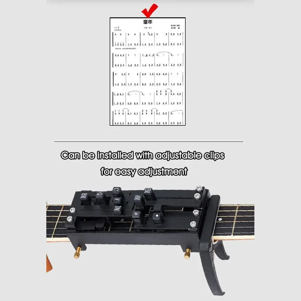 Guitar Auxiliary Artifact Folk Guitar Playing And Singing Chord Practice Automatic Transmission One Key Chord Player