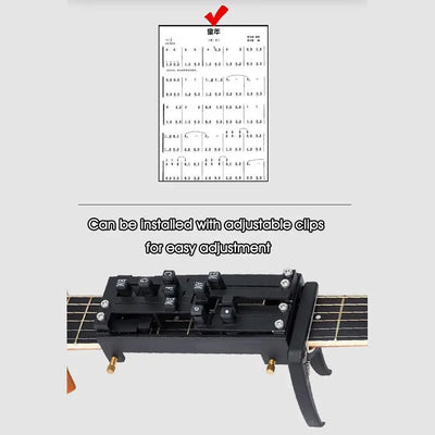 Guitar Auxiliary Artifact Folk Guitar Playing And Singing Chord Practice Automatic Transmission One Key Chord Player