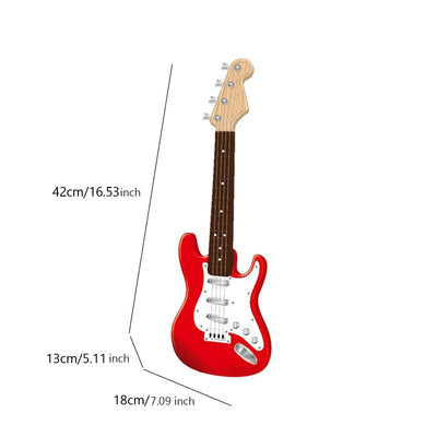 Children-size Electric Guitar Attracts Children Attention 4 String Guita Beginners' Level Guitar Musical Instruments