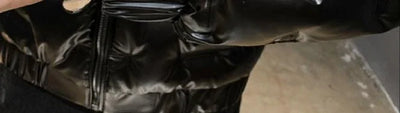 Men's Down Jacket Glossy Male Padded Coats Short Parkas Collared Padding Winter 2024 Outerwears Fashion 2024 Promotion Hot Outer
