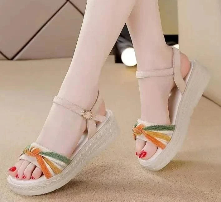 Woman Shoes Open Toe Platform Sandals for Women 2025 Luxury Summer Offers Sandal Anti Slip Hot Comfort Low Price Footwear Sales