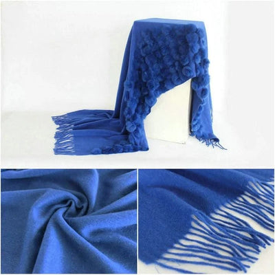Winter Thick  Genuine Rabbit Fur Scarf for Women