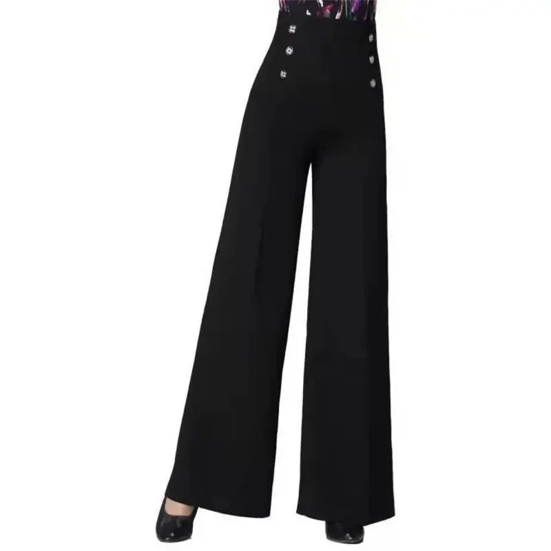 Women Wide Leg Pants 2023 Spring Summer Solid High Waist Long Casual Pants Korean Loose Dance Female Trousers Women's Clothing