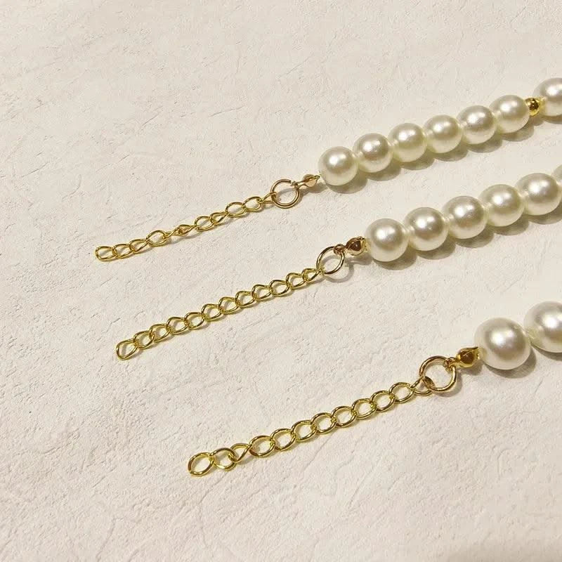 Pet Collar Adjustable Pearl Cat Collars Cute Rose Flower Kitten Puppy Necklace Pet Product Cat Dog Accessories