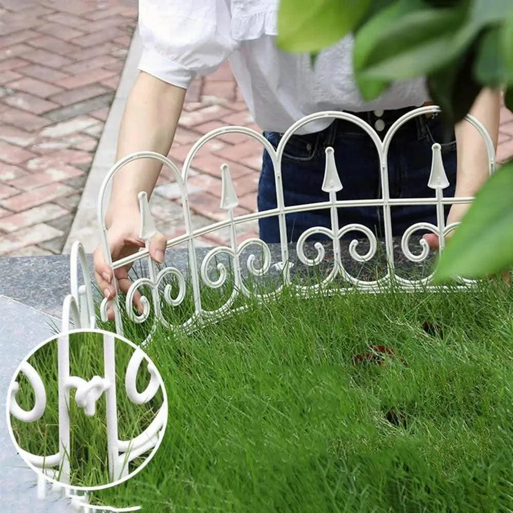 Garden Edging Fence Bendable Landscape Border Decorative Garden Fence Plant Lawn Flower Bed Fencing Barrier Home Yard Decor