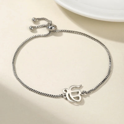 Punjabi Sikh Gold Box Bracelet Gift 18K Stainless Steel Bracelet Believer Faith Master Unique Symbol Religious Jewelry  Souvenir