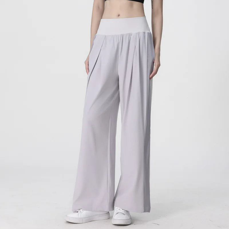 Women Wide Leg Pants Loose Fitness Yoga Pants 2024