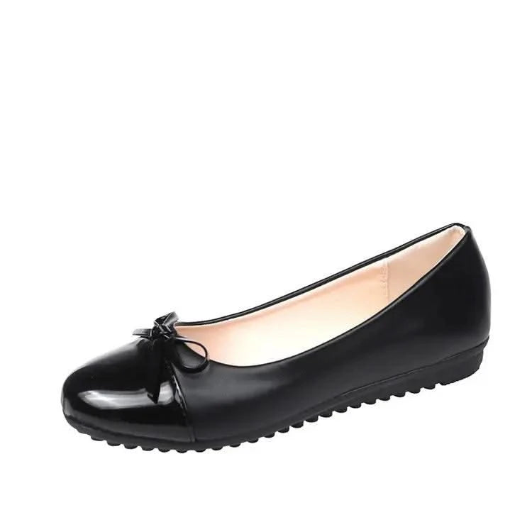 Non-slip Bowknot Comfortable Flat Ballerina Shoes for Women