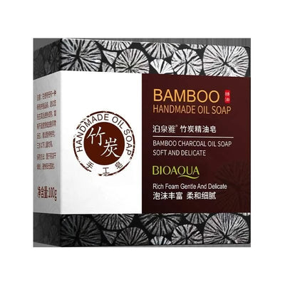 Luxurious Essential Oil Soap Collection Bamboo Charcoal Blueberry Lavender Deep Clean Exfoliation Soaps Blackhead Adsorption