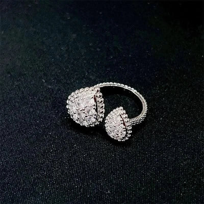 Women's Drip Diamond Necklace 18K Gold Plated Elegant Gift for Her