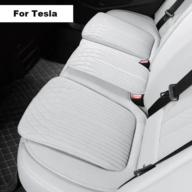 54cm Breathable Car Seat Cushion Luxury Leather Commercial Vehicle Non-slip Support Pad Universal High Rebound Sponge Seat Cover