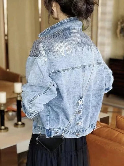 Denim Jacket For Women's Jackets For Women Denim Coats Women's Denim Jacket Jean Jacket For Womens Women Coat New In Outerwears