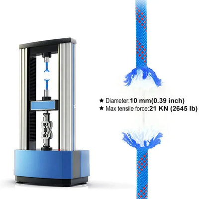 10mm Rock Climbing Rope 10M Outdoor Static Rapelling Rope for Fire Rescue Safety Escape Tree Climbing for Outdoor Sports
