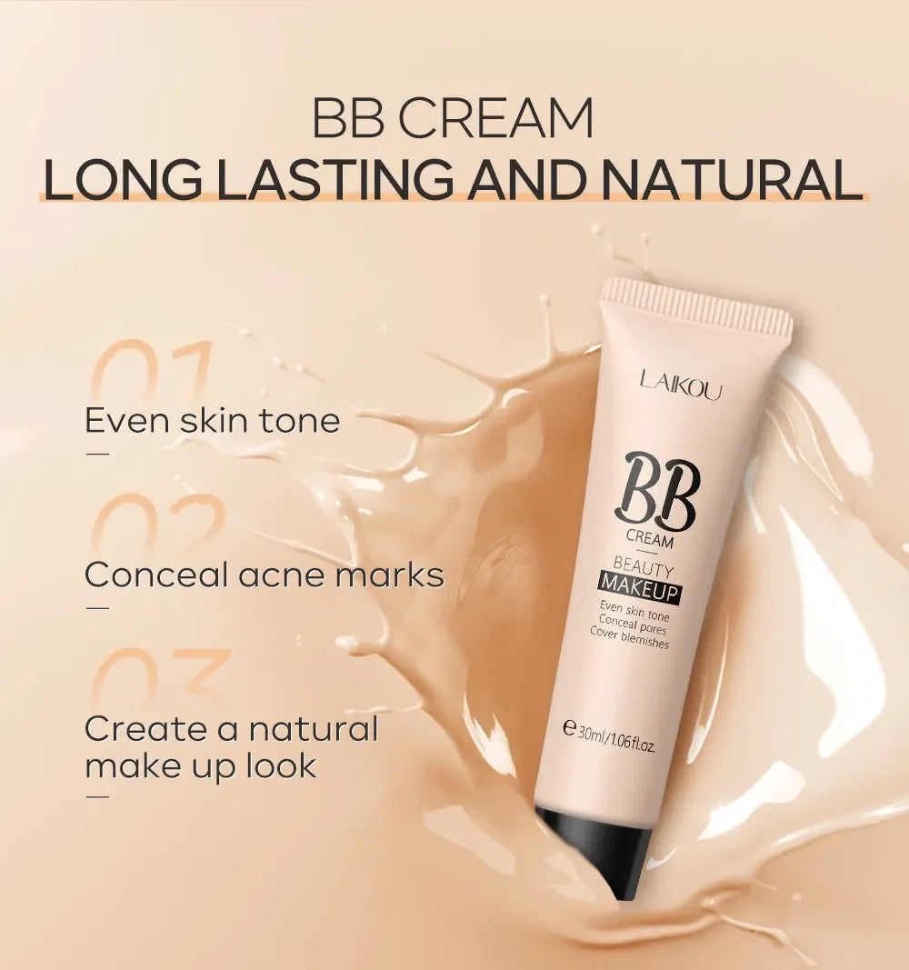 6-color optional concealer BB cream 30ml natural facial concealer primer