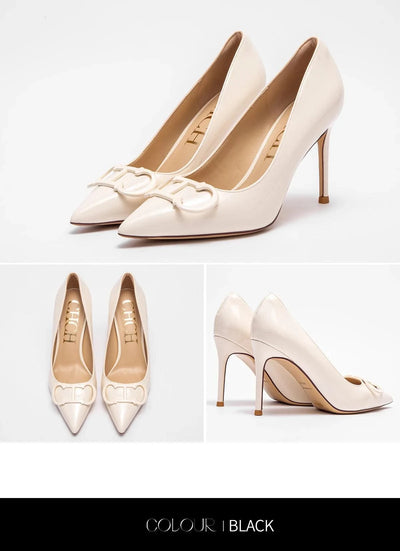 Women's Pointed Metal Buckle High Heels | Party | Carnival |Women's Shoes 9cm
