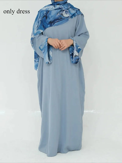 Muslim Maxi Dresses for Women Abaya Jalabiya Split Sleeve Eid Ramadan Morocco Dubai Kaftan Islam Vestidos Arab Long Robe 2025