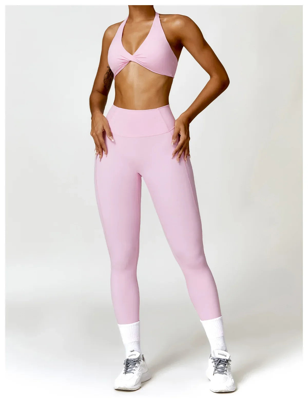 Women Seamless Yoga Set 2PCS Gym Workout Clothes for Female Push Up Bra High Waist Leggings Sexy Fitness Sportswear Sports Suits