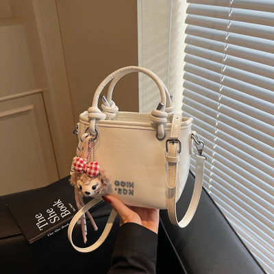 2025 Unique Women's Handbag Designer Shoulder Purse Minimalist Bucket & Square Bag Versatile Crossbody for Work