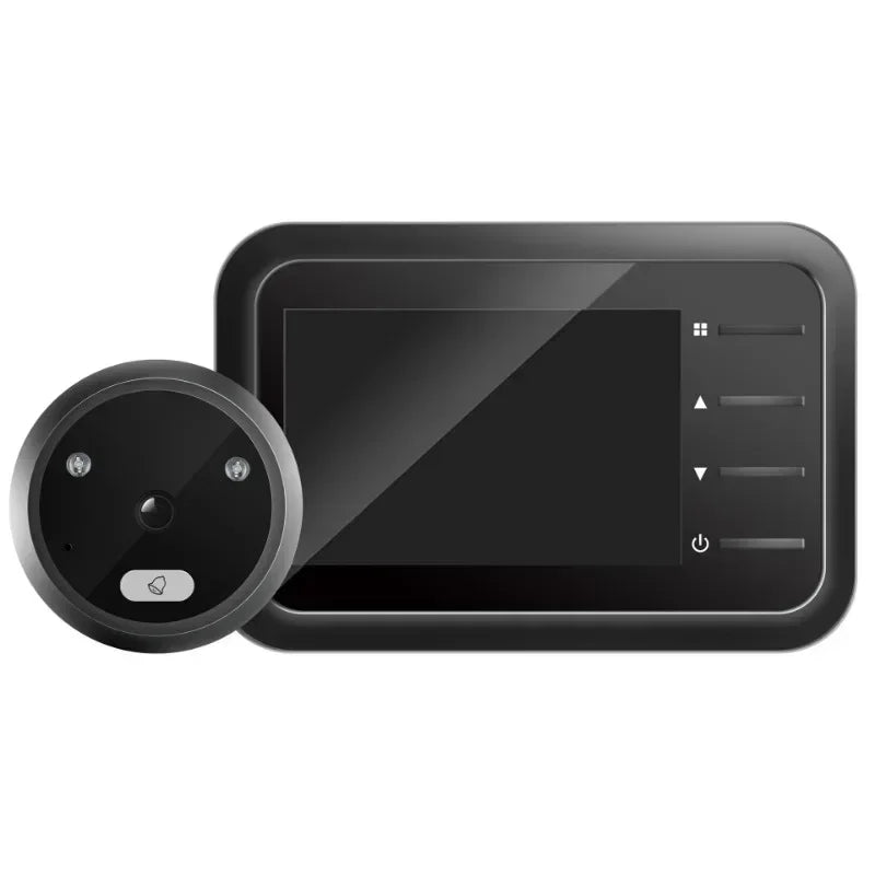 Video Peephole Doorbell Camera Video-eye Auto Record Electronic Ring Night View Digital Door Viewer Entry Home Security