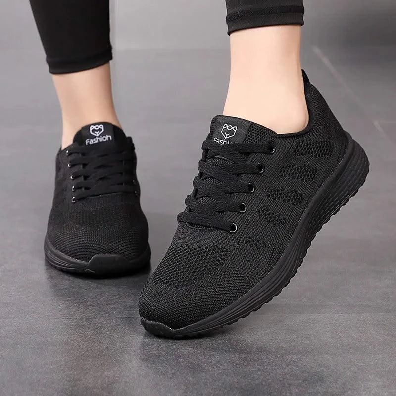 2024 Women Sport Shoes Fashion Platform Sneakers Ladies Spring Winter Flats Running Shoes for Woman - Elanique