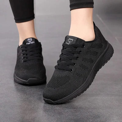 2024 Women Sport Shoes Fashion Platform Sneakers Ladies Spring Winter Flats Running Shoes for Woman - Elanique