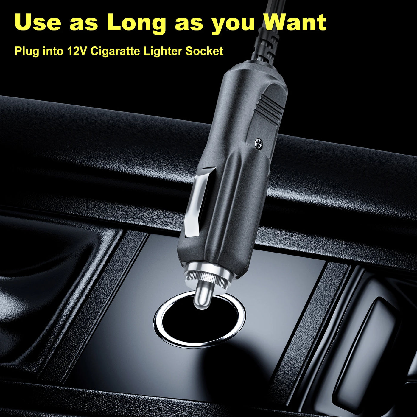 Portable Car Vacuum Cleaner with 8KPa Powerful Suction 16.4FT Cord 12V DC Power for Car RV Boat Trunk Interior Car Accessories