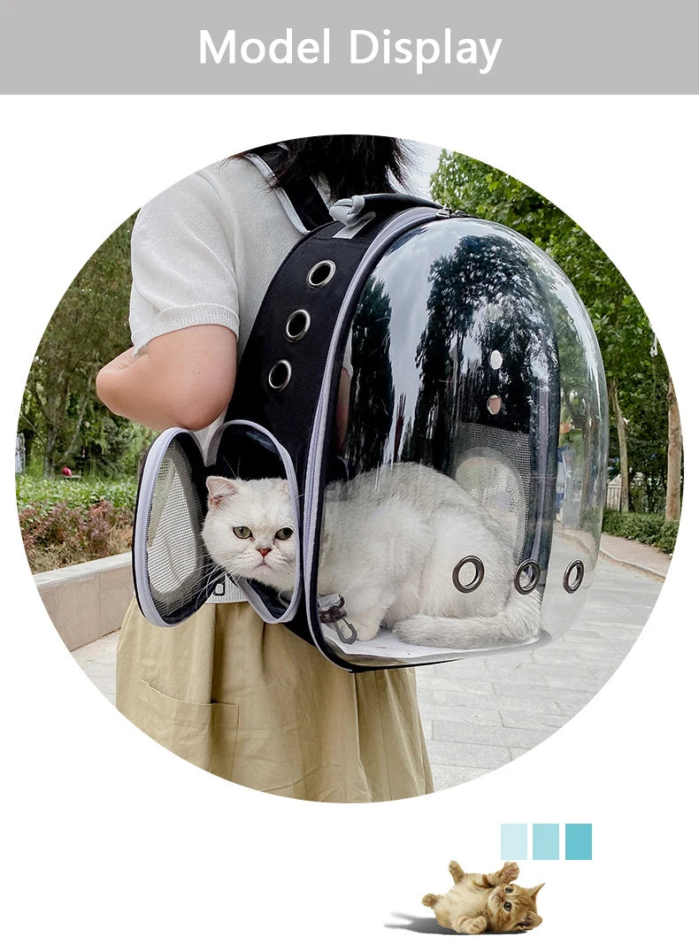 Cat Carrier, Pet Carrier, Breathable Pet Backpack for Cats and Dogs, Cat Carrier for Carrying Cats Outdoors
