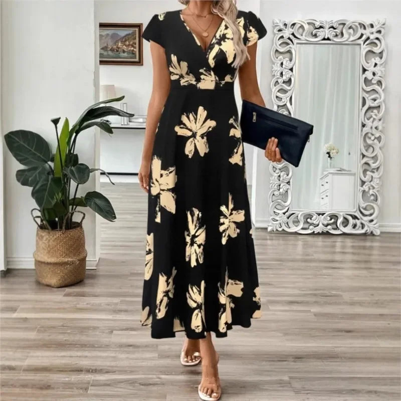 summer dress woman 2025 vestidos para mujer fashion vestidos print party dresses vacation dress long dresses for woman clothing