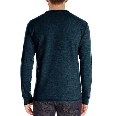 Men's Fashion Casual O Neck Long Sleeve Tops |T-Shirts| Gym | Soccer | Tees | Streetwear | Men & Teenager's Clothing