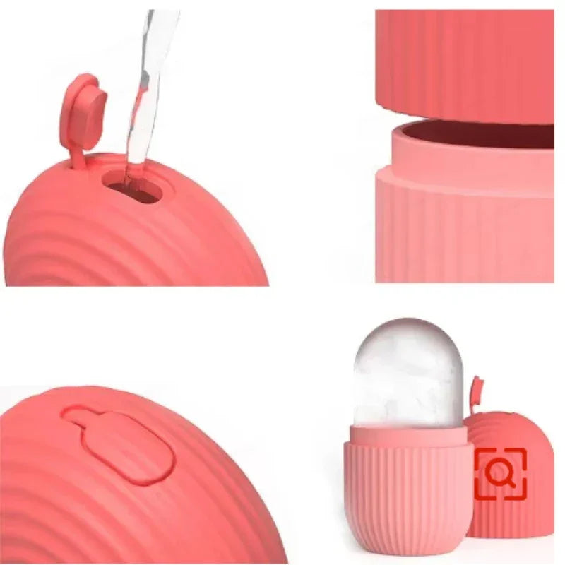 Ice Facial Roller Cube Beauty Lifting Ice Ball Face Massager Contouring Eye Roller Facial Treatment Reduce Acne Skin Care Tool