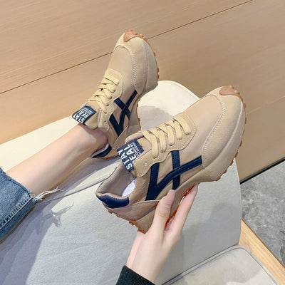 2025 Women Sneakers Platform Shoes New Fashion Leisure Light Anti-slip Black Running Shoe Fashion Designer Women Shoes