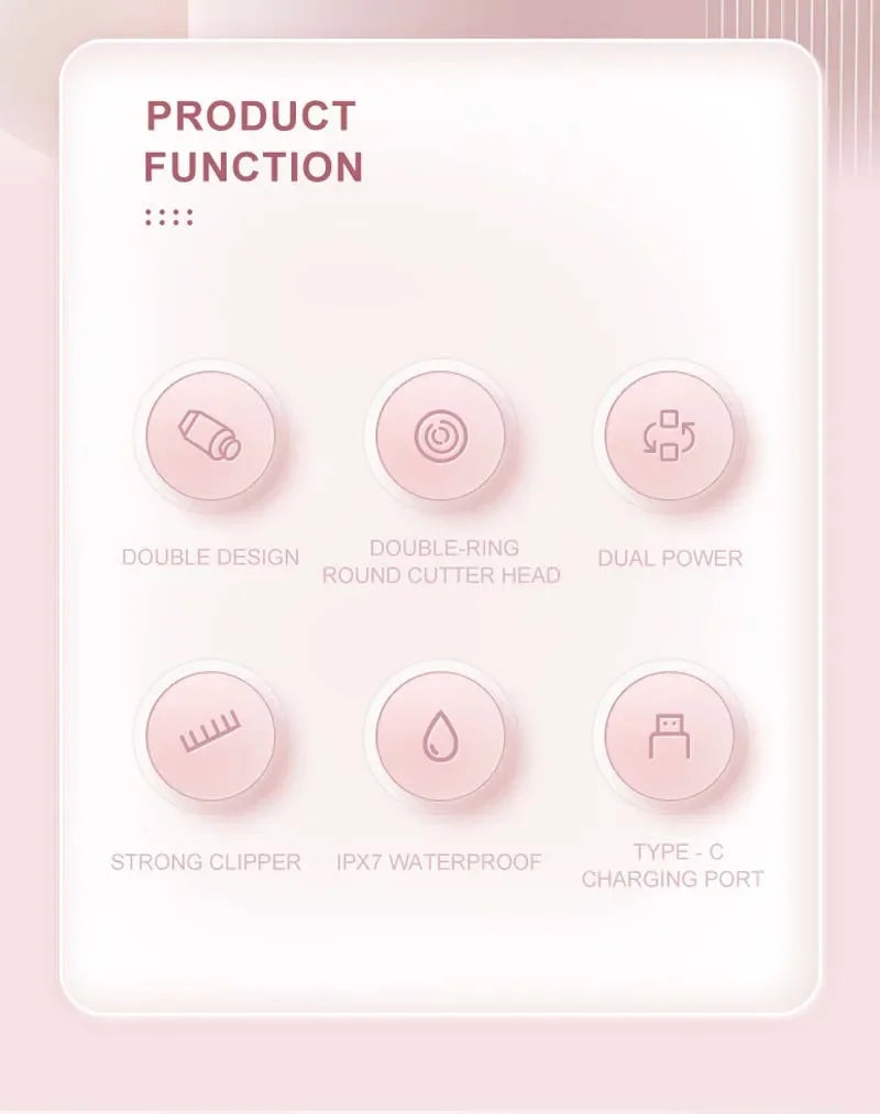 Portable Rechargeable Eepilators For Women - Electric Shaver Doubles As Hair Trimmer For Leg Face Arm