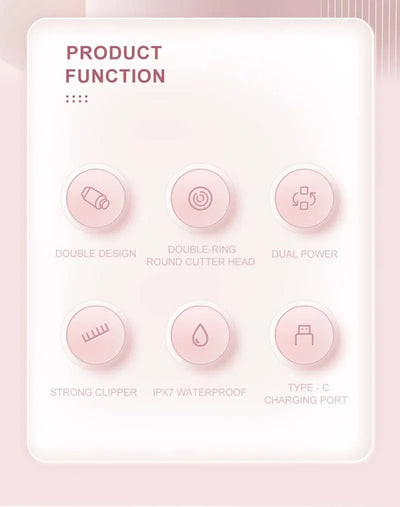 Portable Rechargeable Eepilators For Women - Electric Shaver Doubles As Hair Trimmer For Leg Face Arm