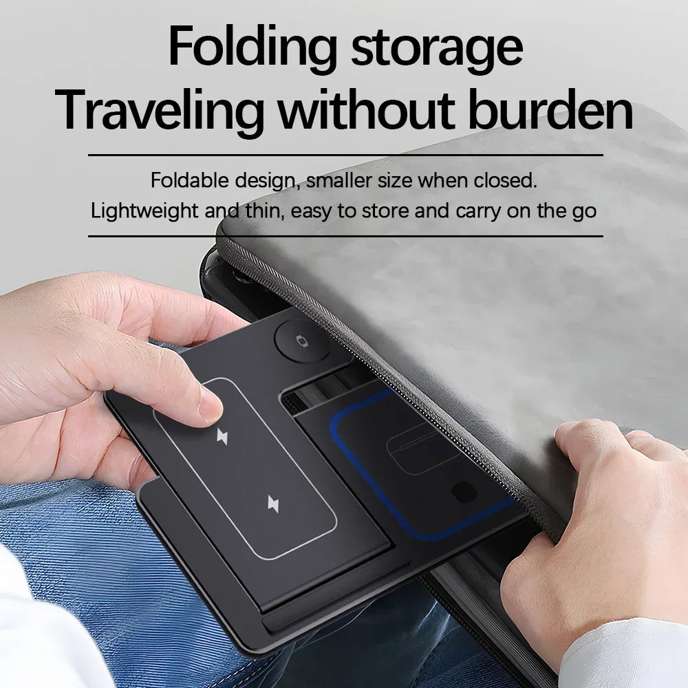 High-Speed Wireless Charging Station 3in 1 for iPhone16/15/14/13/12/11,iWatch10/9/8/7,AirPods2/3/Pro-Multiple Devices-for Home