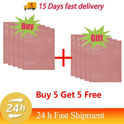 Bio Collagen Face Mask Anti Wrinkle Fade Face Fine Line Lift Firm Skin Anti-Aging Brighten Whitening Skin Care Korean Cosmetics