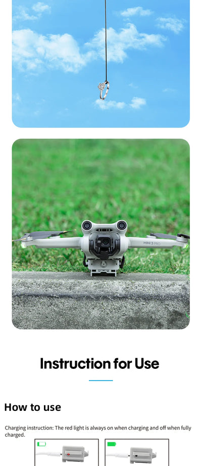 STARTRC Drone Airdrop System For DJI Air 3S/Mini 4 Pro/Mini 3/Mavic 3/Air 2S/Mavic 2/Mini 2 SE Air-dropping Thrower Gift Deliver