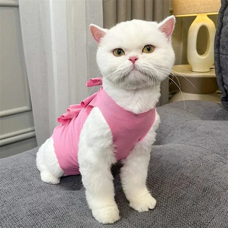 Cat Weaning Sterilization Suit Cats Anti-licking Sterilization Clothes Pet Surgery Recovery Suit Castration Wound Recovery Cloth