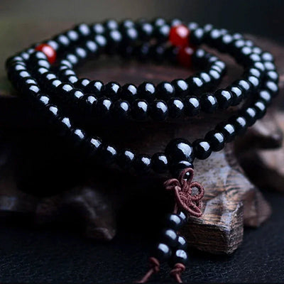 Sandalwood Tibetan Buddhism Mala Sandal Prayer Beads 108 Beads Bracelet Necklace