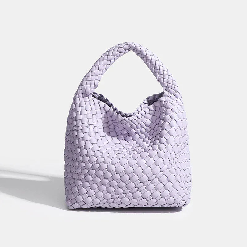 Designer bag Luxury 2024 woman bag Brand New Product PU Small size hand-woven bucket bag High quality Women's handbag