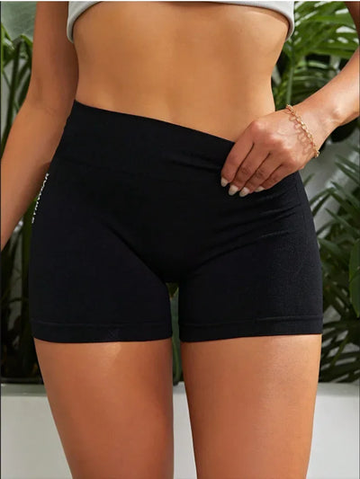 Women High Waist Workout Shorts Yoga Short Pant