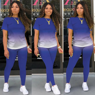New Two Piece Set Women Tracksuits Sets Brand Printed Hoodie Pants Sweatshirt Set Sports Suit For Women Clothing