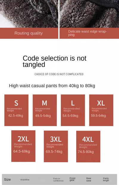 Winter Wide Leg Pants Women Autumn Plush Pants Women Extra Thick Lamb Fleece Warm Straight Korean Pants Joggers Women